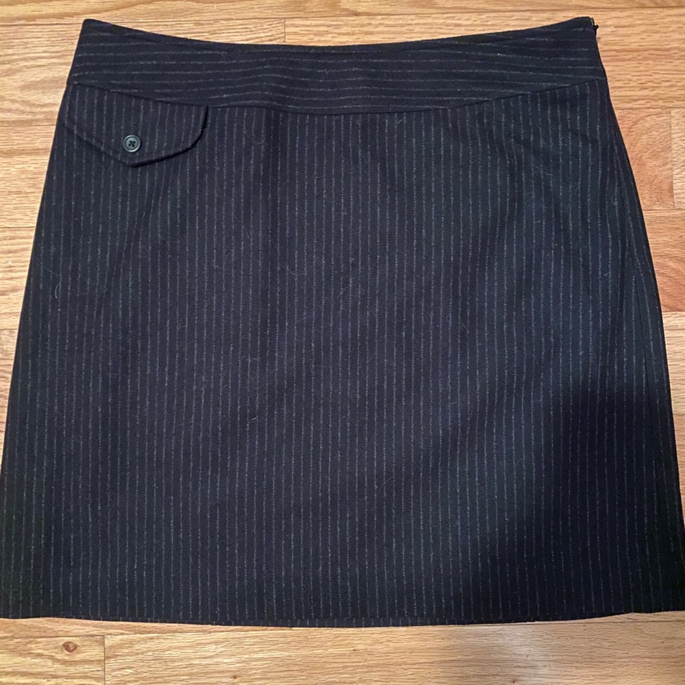 Banana Republic Wool Blend Striped Shirt Size 8